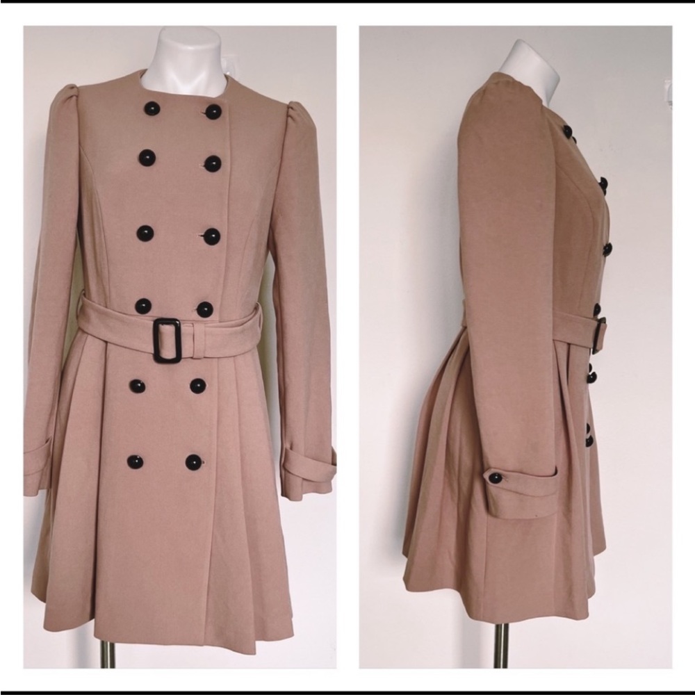 Beautiful GOELIA trench coat blush rose beige color